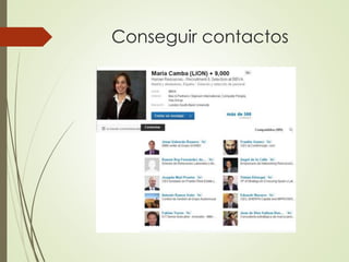 Conseguir contactos