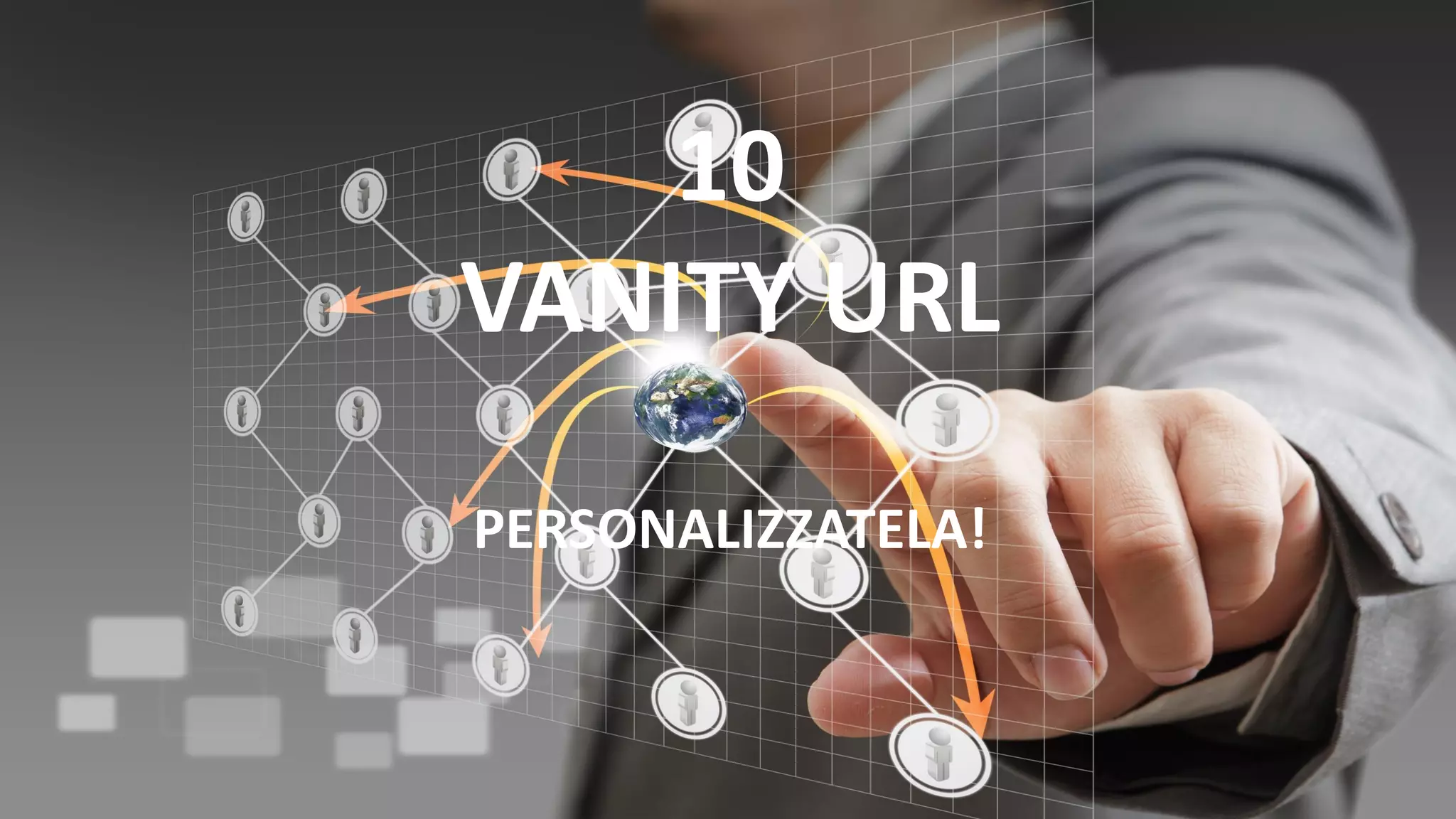 10
VANITY URL
PERSONALIZZATELA!
 