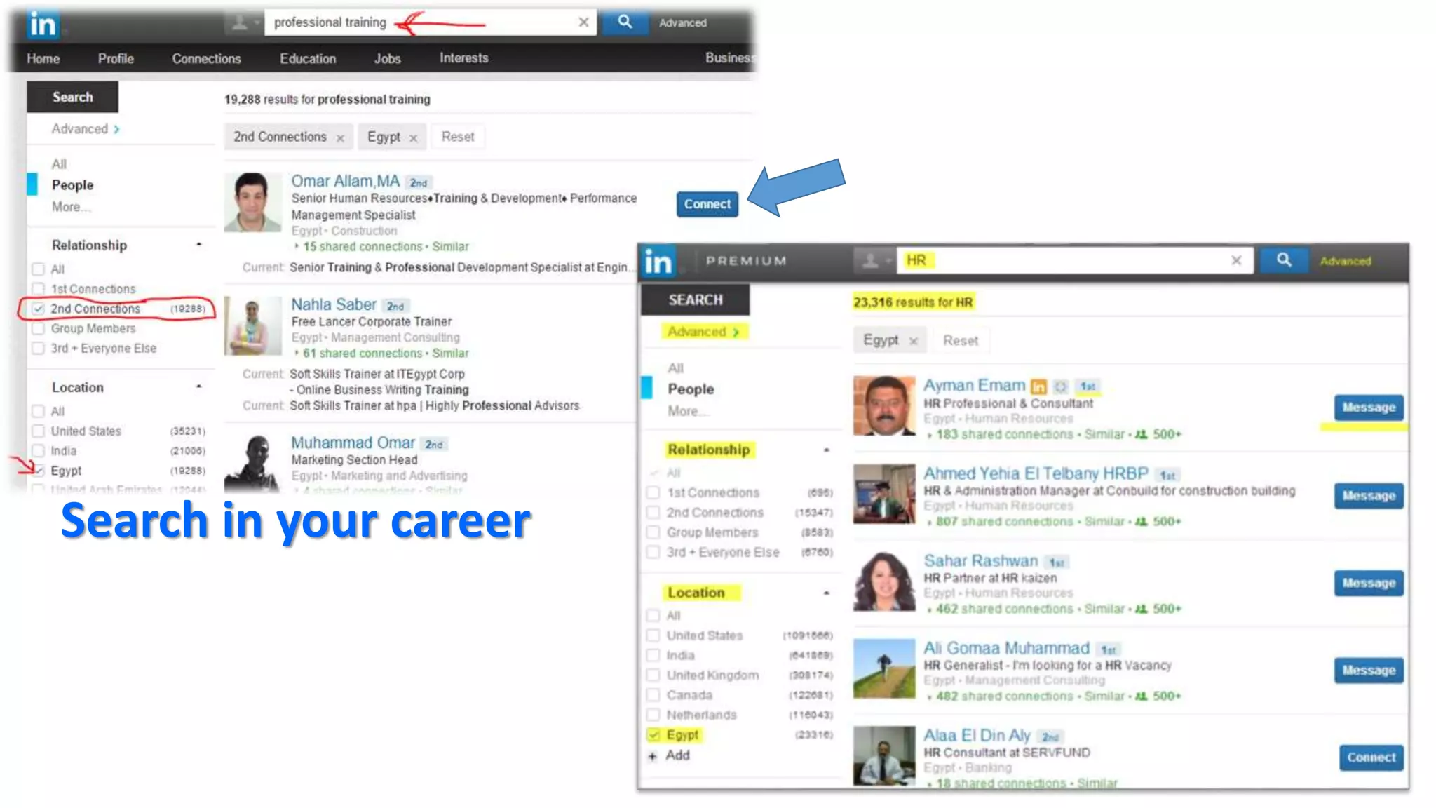 Search in your career
 