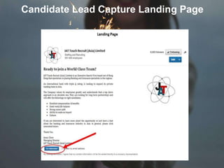 Candidate Lead Capture Landing Page
 