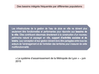 Des bassins intégrés fréquentés par différentes populations
« Le système d’assainissement de la Métropole de Lyon » – juin...