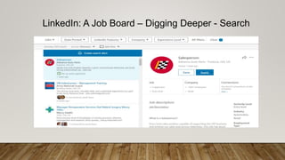 LinkedIn: A Job Board – Digging Deeper - Search
 