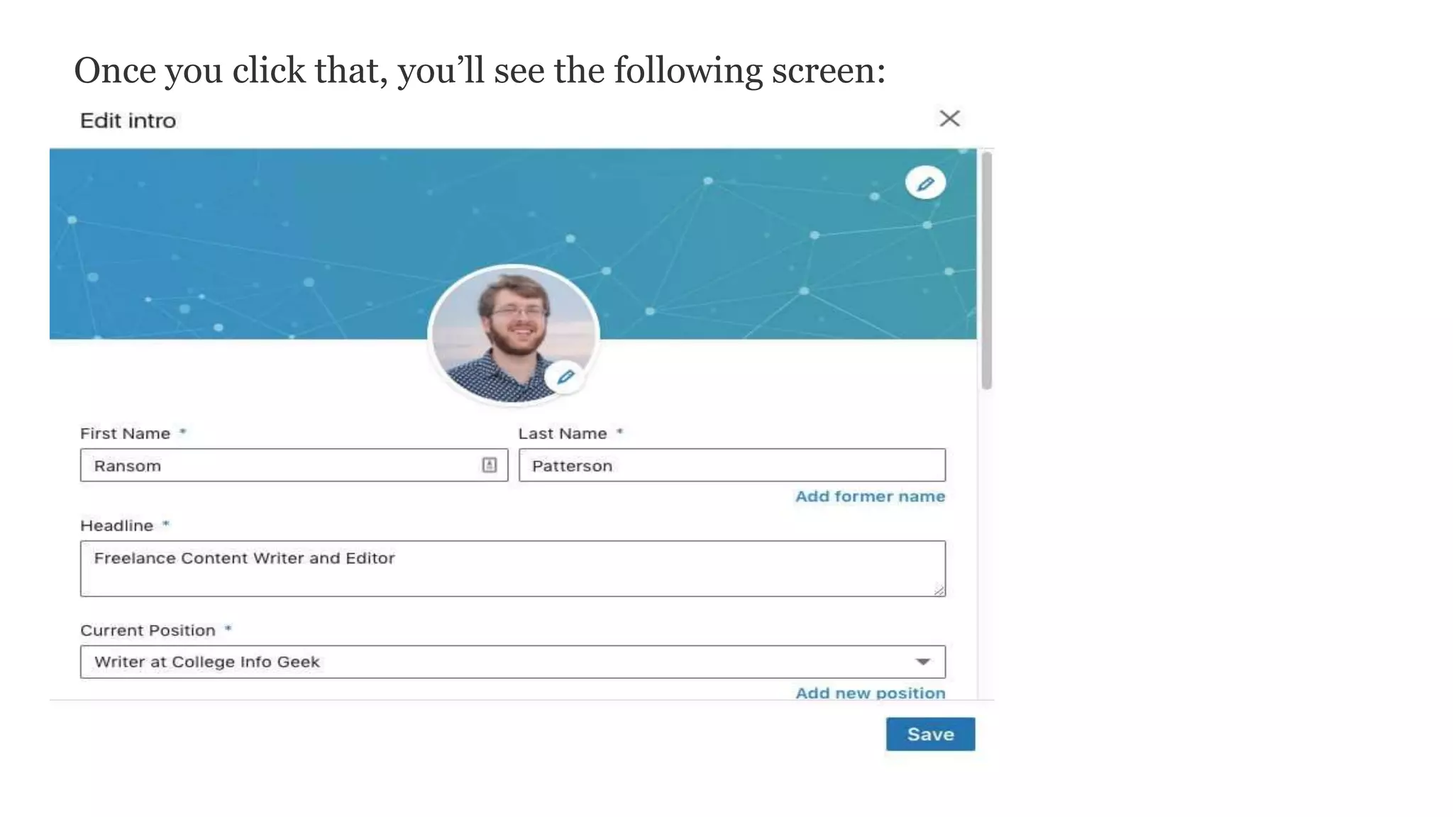 Once you click that, you’ll see the following screen:
 