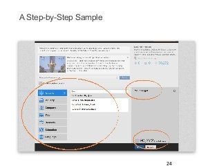 A Step-by-Step Sample

24	
  

 