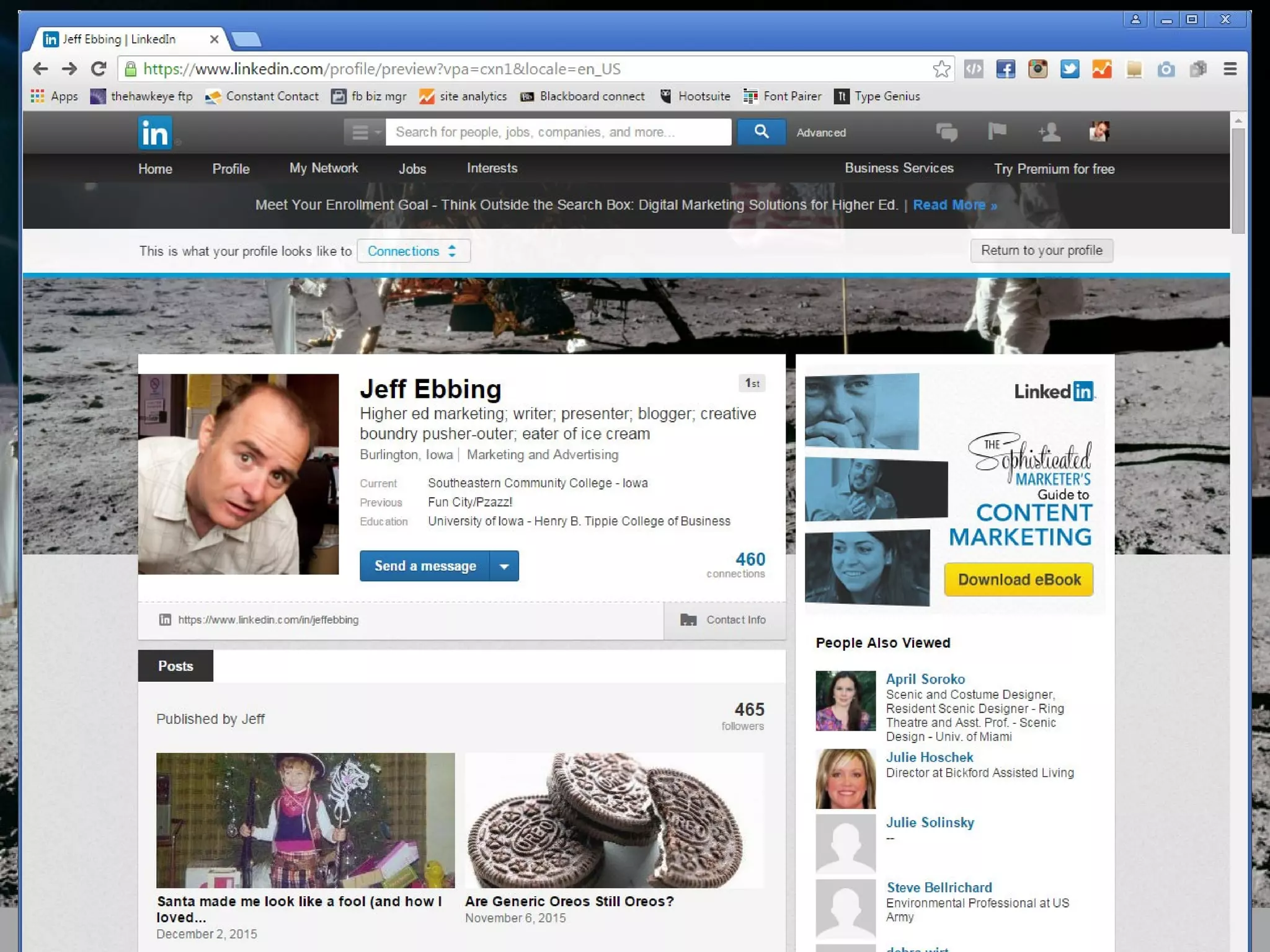 li: Jeff Ebbing t: jeff_ebbing jeffebbing101@gmail.com
I do cool stuff
What problems did you solve?
When were you a leader?
How you did make it rain all up
in herre.
Think keyword search.
 