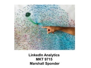 LinkedIn Analytics
MKT 9715
Marshall Sponder

 