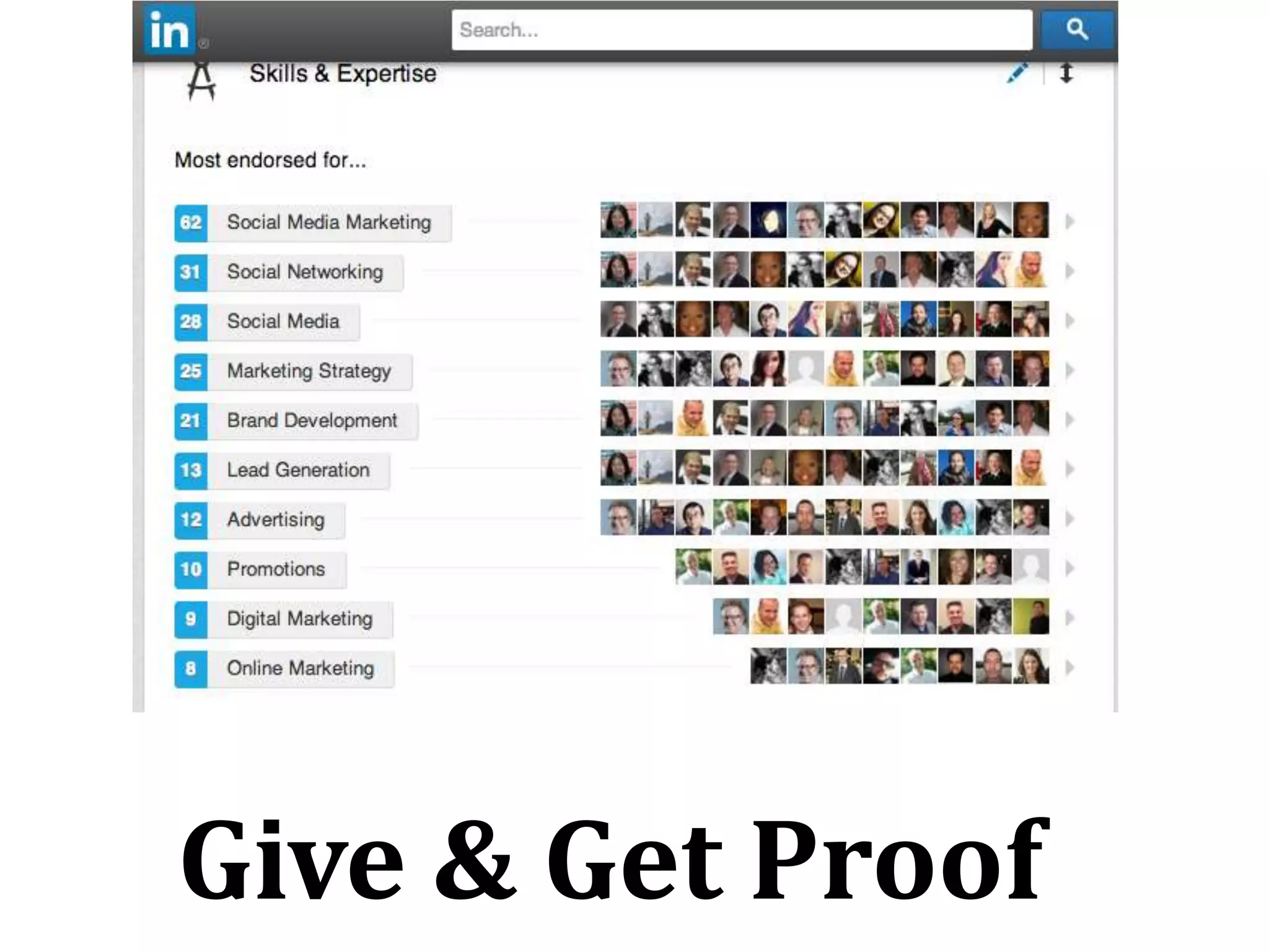 Give & Get Proof
 