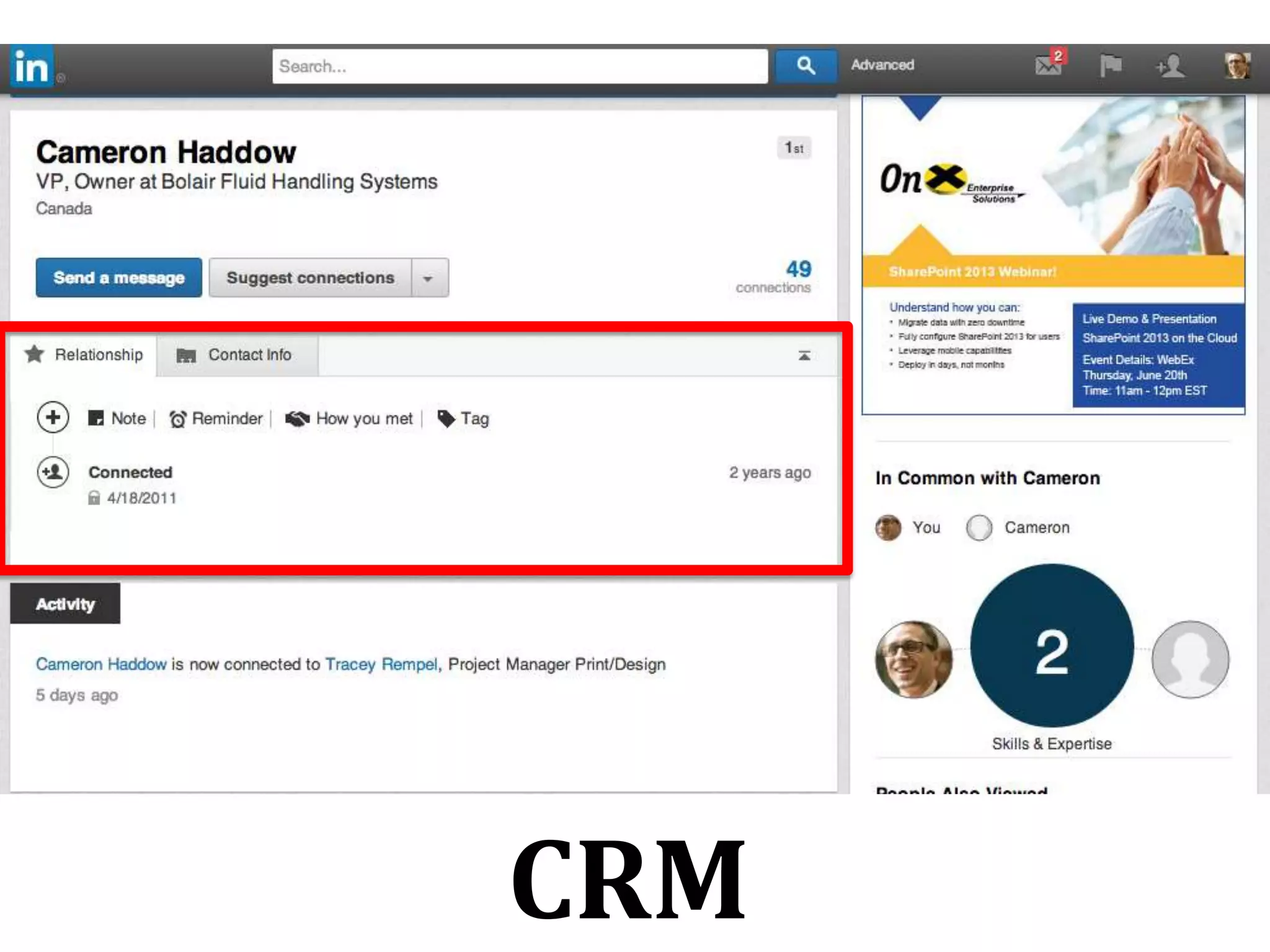 CRM
 