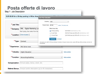 Posta offerte di lavoro
 