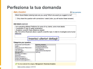 Perfeziona la tua domanda




         Inserisci ulteriori dettagli
 