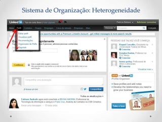 Sistema de Organização: Heterogeneidade
 
