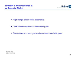 LinkedIn Pitch Deck - not a template