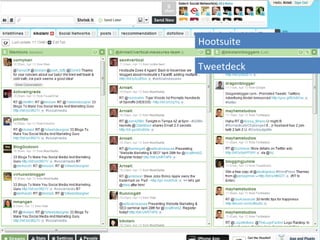Hootsuite

Tweetdeck
 