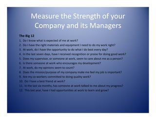 Executive Summary First Break All The Rules