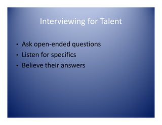 Executive Summary First Break All The Rules