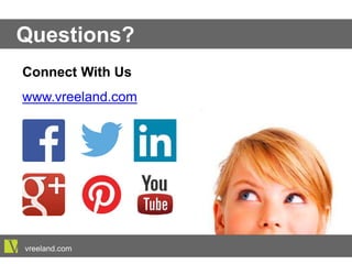 Questions?
vreeland.com
Connect With Us
www.vreeland.com
 