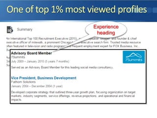 One of top 1% most viewed profiles
Experience
heading
 