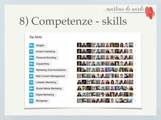 8) Competenze - skills
 