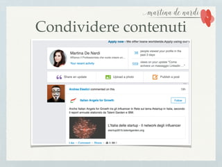 Condividere contenuti
 