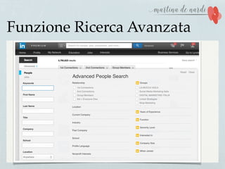 Funzione Ricerca Avanzata
 