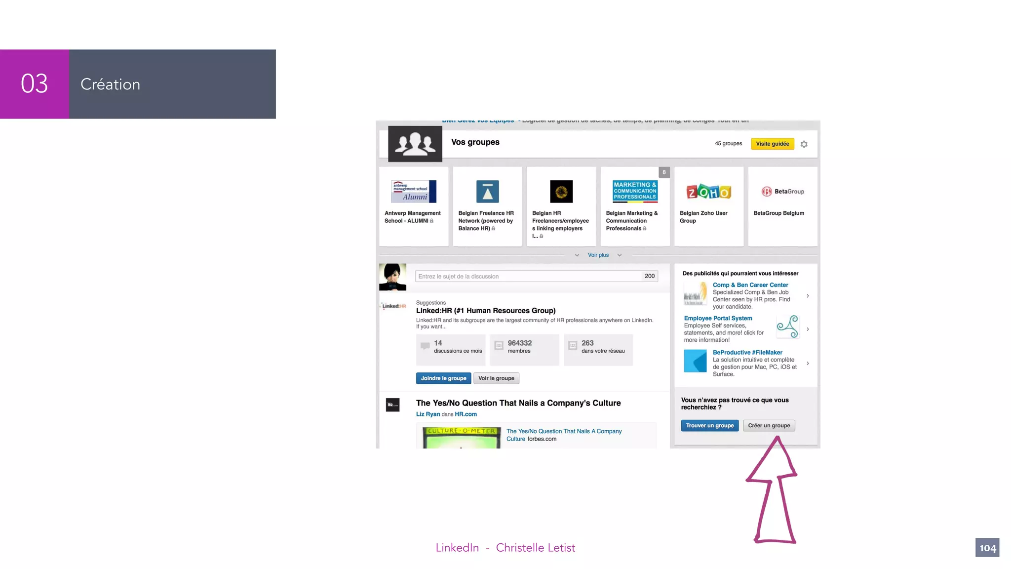 LinkedIn - Christelle Letist 104
Création03
 