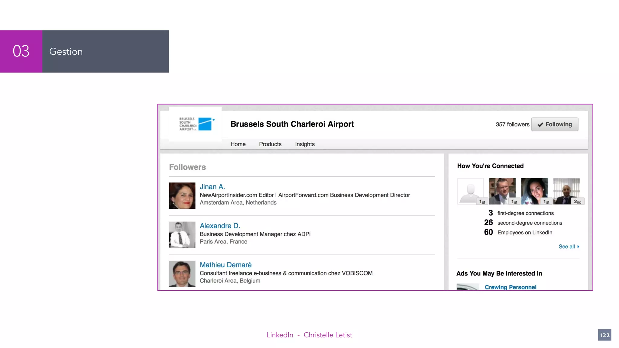 LinkedIn - Christelle Letist 122
Gestion03
 