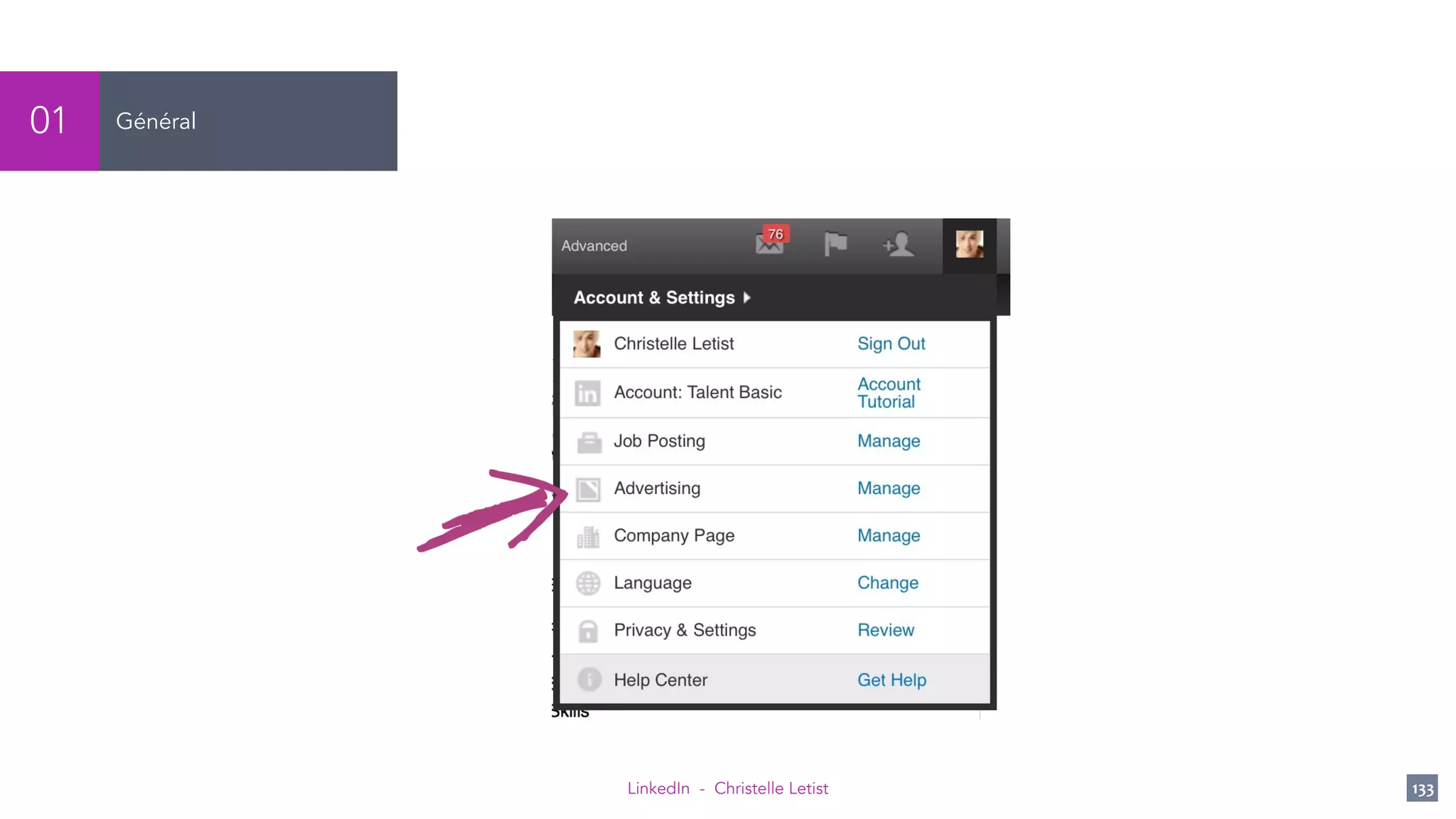 LinkedIn - Christelle Letist 133
Général01
 
