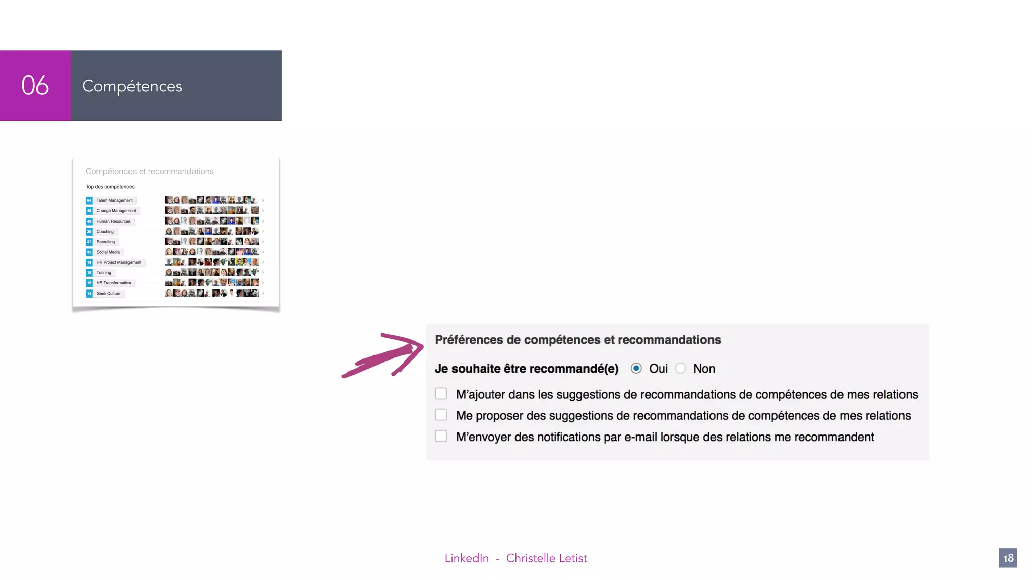 LinkedIn - Christelle Letist 18
Compétences06
 
