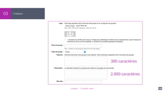 LinkedIn - Christelle Letist 105
Création03
300 caractères
2.000 caractères
 