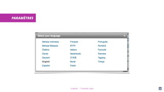 LinkedIn - Christelle Letist 41
PARAMÈTRES
 