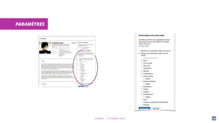 LinkedIn - Christelle Letist 54
PARAMÈTRES
 