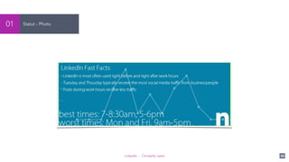 LinkedIn - Christelle Letist 66
Statut - Photo01
 