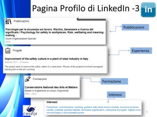 Pagina Profilo di LinkedIn -3
                                 Pubblicazioni




                                      Esperienza




                  Formazione


                     Interessi



                                                 6
 