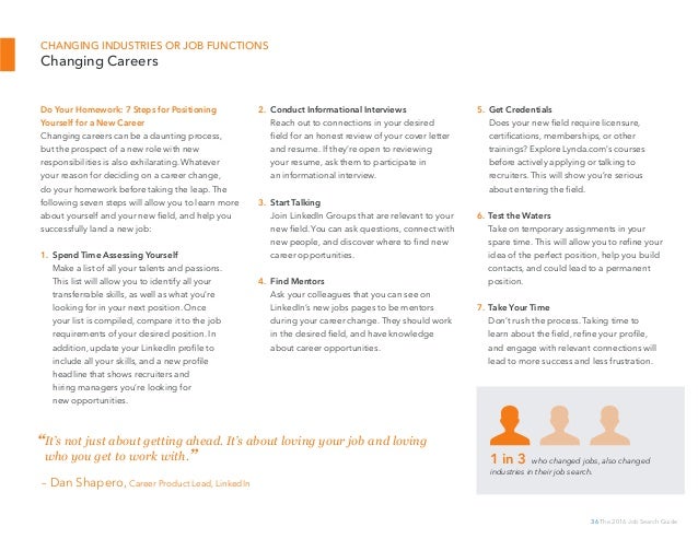 The 2016 Linkedin Job Search Guide - 36