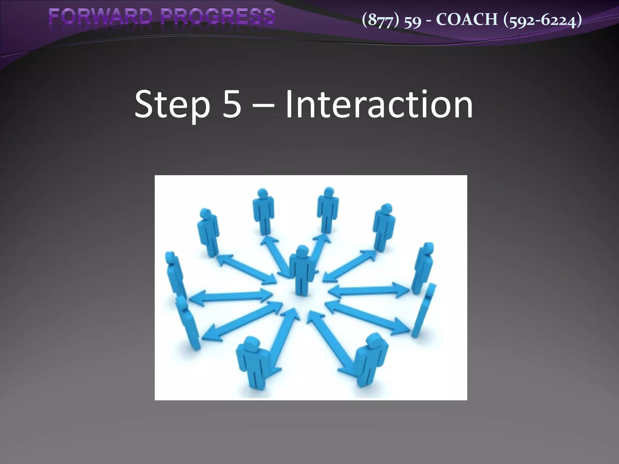 Step 5 – Interaction 