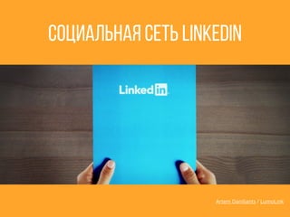 Artem Daniliants / LumoLink
Социальная сеть LinkedIn
 