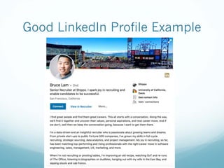 Good LinkedIn Profile Example
 