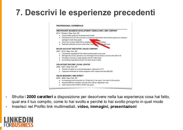 Come descriverti nel tuo profilo di appuntamenti