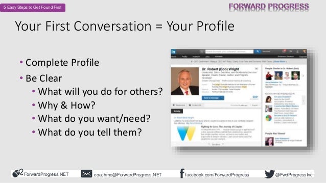 linkedin profile tips 5 easy steps to get found first linkedin profile tips 5 easy steps to get found first