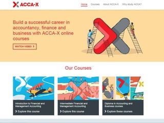 How ACCA-X online courses in accountancy, finance and business can benefit your business