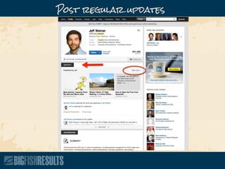 Post regular updates
 