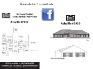 Now Available in Crestview Florida
 