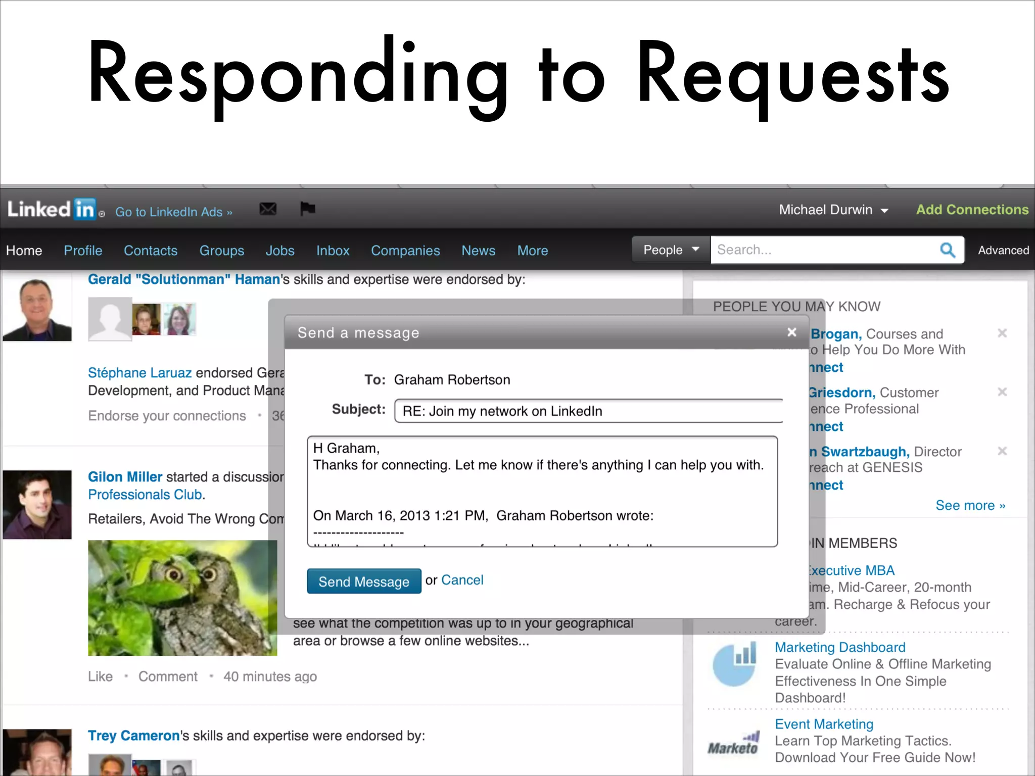 Responding to Requests
 