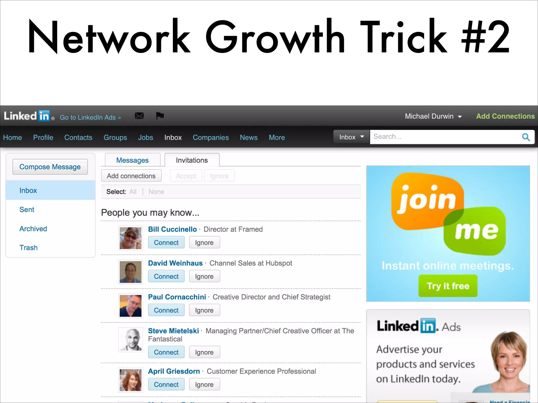 Network Growth Trick #2
 