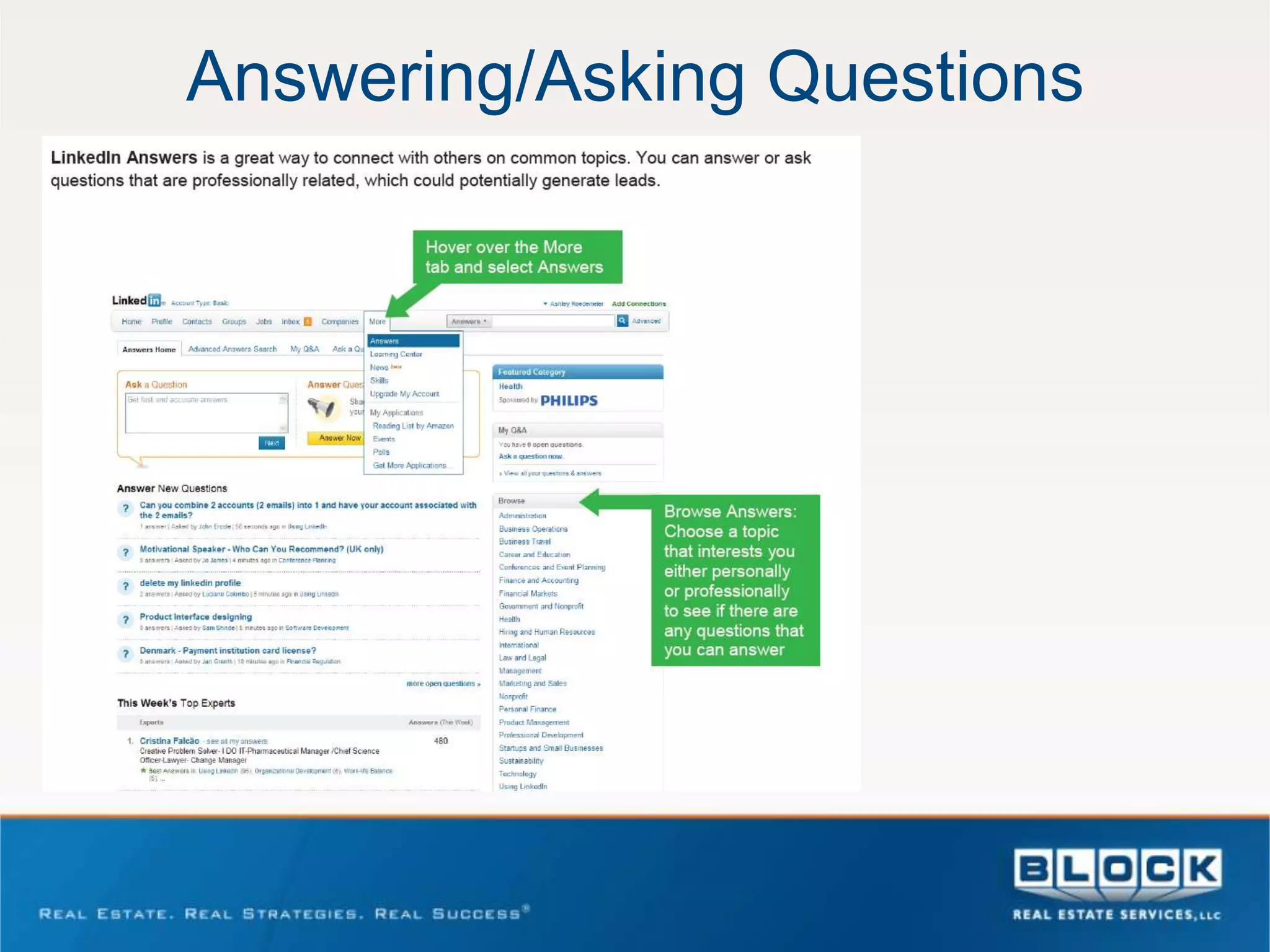 Answering/Asking Questions
 