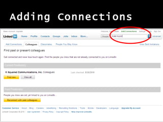 Adding Connections K Squared Communications www.ksqrd.com 