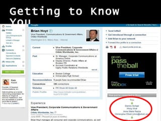 Getting to Know You… 