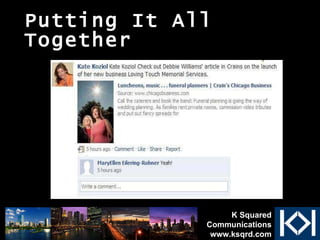 Putting It All Together K Squared Communications www.ksqrd.com 