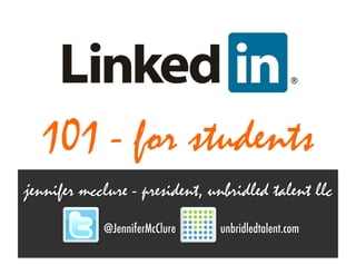 101 - for students
 