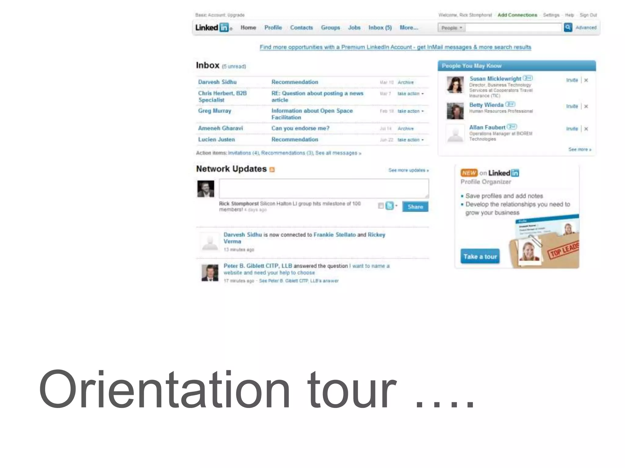 Retain professional contactsYour online resume on steroidsWhy?